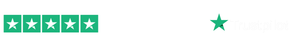 Five stars rated excellent on Trustpilot